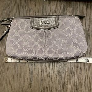 Coach Gray Medium Wristlet